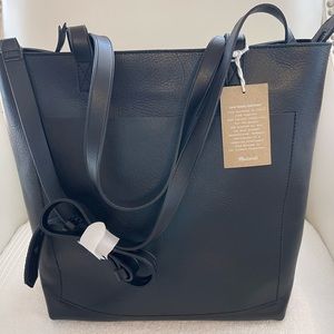 Like New Madewell Zip-Top Medium Transport Leather Tote